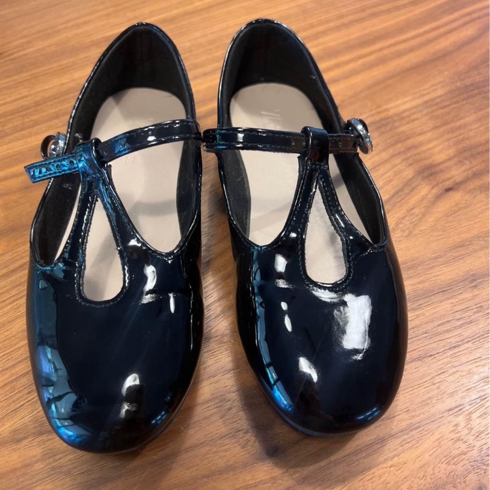 Zara Girls Patent Finish Ballet Flats - Sz 31 (13)